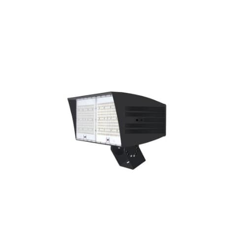 MaxLite 200W LED XLarge Flood Light w/ Trunnion Mount & 3-Pin Receptacle, Dim, 5000K