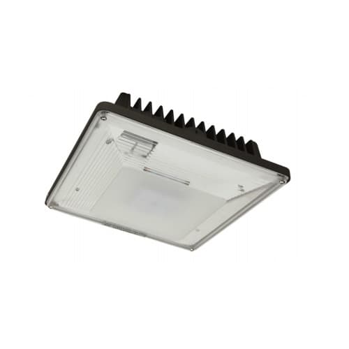 MaxLite 20W Low-Profile LED Canopy Light w/Photo, 100W MH Retrofit, 0-10V Dim, 2278 lm, 5000K