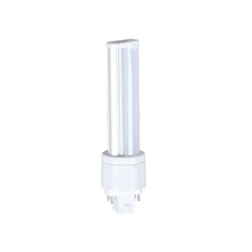 MaxLite 6W Horizontal LED PL Bulb, 675 lm, Direct Line Voltage, G24Q, 5000K