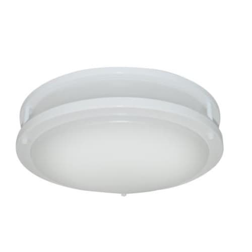 MaxLite 14-In 17W LED Flush Mount Ceiling Light, Dimmable, 75W Inc Retrofit, 1203lm, 2700K, White