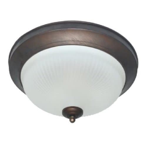 MaxLite Oil-Rubbed Bronze, 23W LED Traditional 15 Inch Ceiling Mount Fixture, 2700K