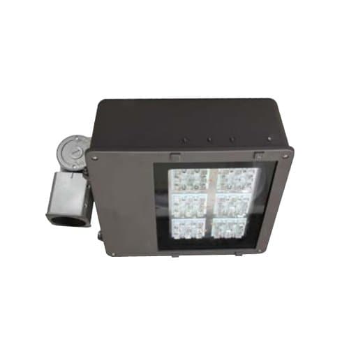 MaxLite 136 Watt LED Large Flood Light, 120-277V ,Type V, Bronze