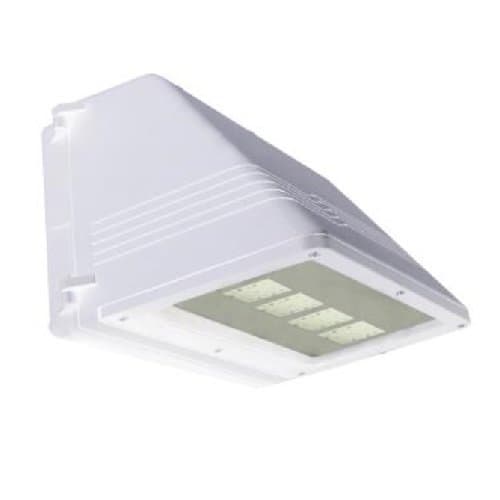 MaxLite 70 Watt 5000K LED Full Cutoff Wall Pack, 120V, Photocontrol, White Finish