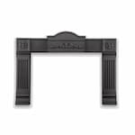 Napoleon Surround for Inspiration ZC Gas Fireplace, Cast Iron, Metallic Black