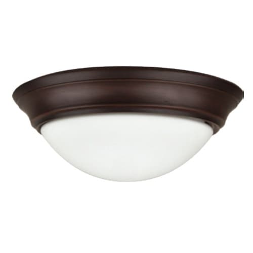 NaturaLED 22W LED Flush Mount Light, Dimmable, 1540 lm, 3000K, Bronze