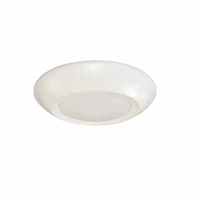 7-in 12W LED Compact Flush Mount, 960 lm, 120V, CCT Selectable, White