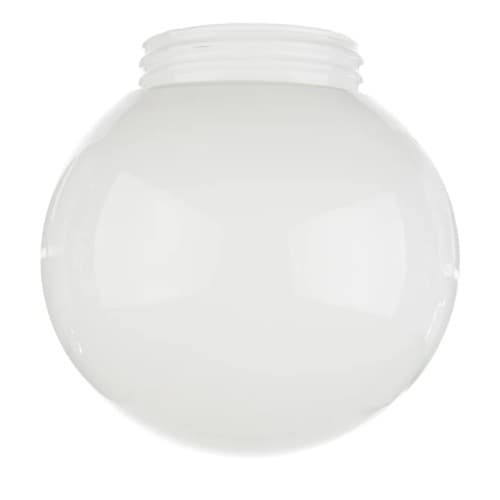 Nuvo 6-in Opal Ball Glass Globe Shade, White