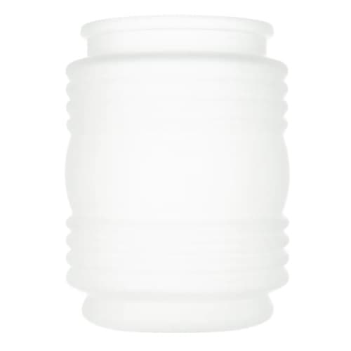 Nuvo Mason Jar Glass Lamp Shade, Frosted White