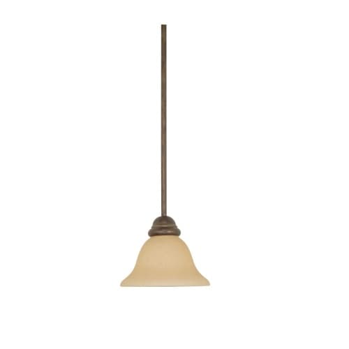 Nuvo 100W 45" Adjustable Mini Pendant Light w/Hang Straight Canopy, 1-Light, Bronze