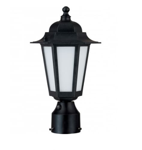 Nuvo 13W, Cornerstone 14" Post Lantern Light, Textured Black Finish