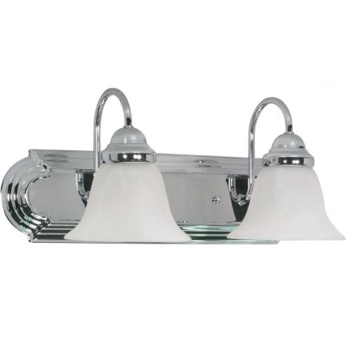 Nuvo 100W 18" Ballerina Vanity Light, Polished Chrome