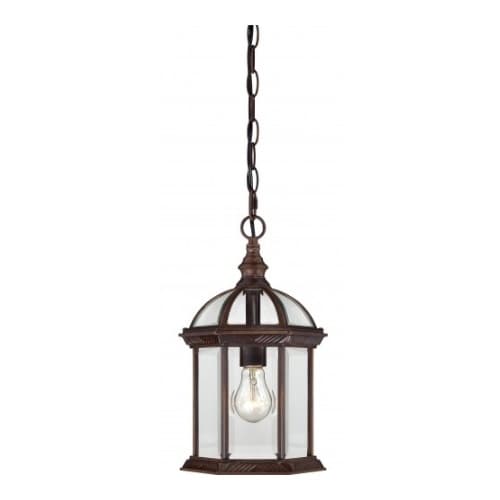 Nuvo 100W 14" Outdoor Hanging Light, Rustic Bronze