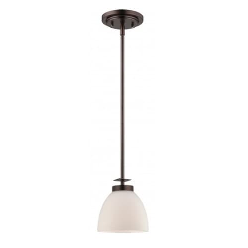 Nuvo 100W 1-Light Mini Pendant Light, Hazel Bronze