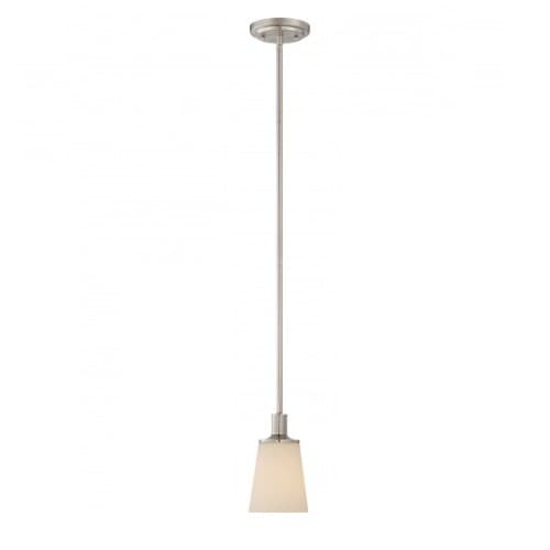 Nuvo Laguna Mini Pendant Light, White Glass