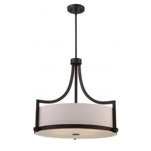 Nuvo Meadow Pendant Light, Russet Bronze Finish