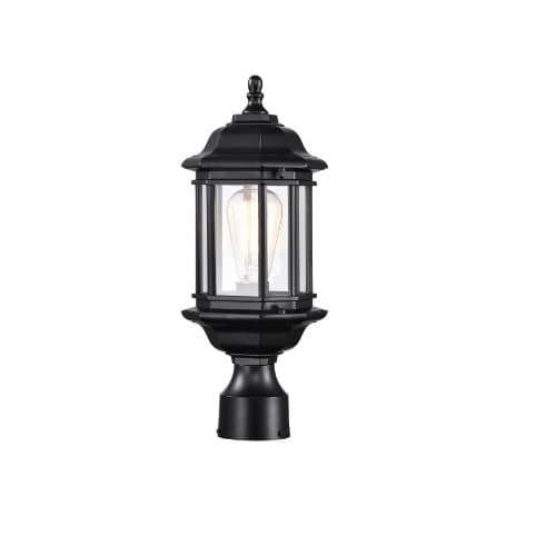 Nuvo 16-in Hopkins SM Outdoor Post Light Fixture w/o Bulb, 120V, MB