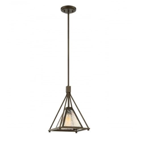 Nuvo Mystic Small Pendant Light Fixture, Forest Bronze Finish