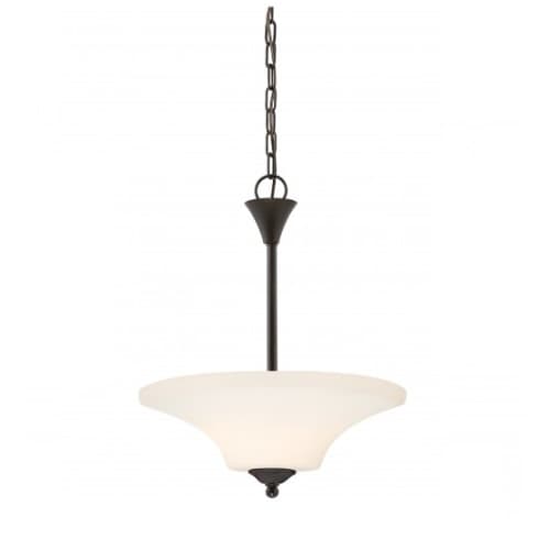 Nuvo Fawn Pendant Light Fixture, Mahogany Bronze Finish