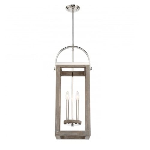 Nuvo Bliss Pendant Light, Driftwood finish