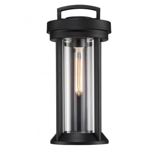 Nuvo 60W, Huron Medium Lantern Light, Aged Bronze and Clear Glass