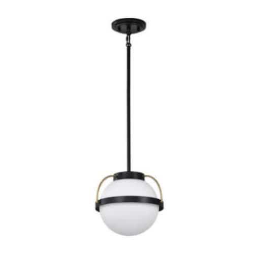 Nuvo Lakeshore Small Pendant Light Fixture w/o Bulb, 120V, MB/NB