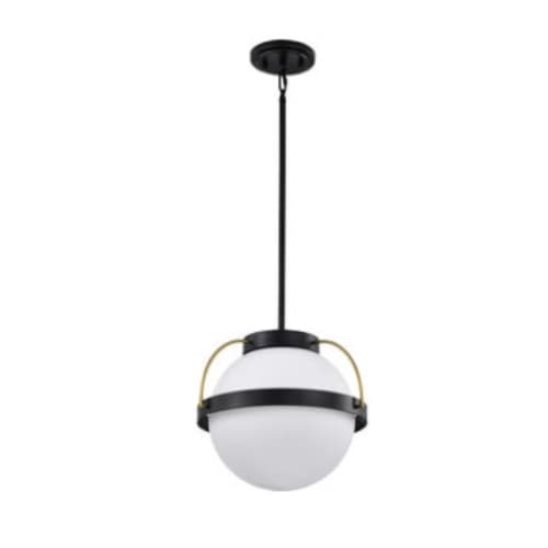 Nuvo Lakeshore Large Pendant Light Fixture w/o Bulb, 120V, MB/NB