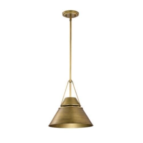 Nuvo Adina Medium Pendant Light Fixture w/o Bulb, 120V, Natural Brass