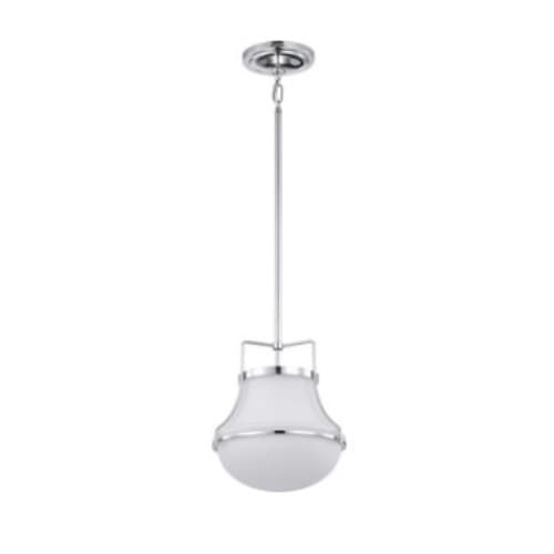 Nuvo 10-in Valdora Pendant Fixture w/o Bulb, 120V, Polished Nickel