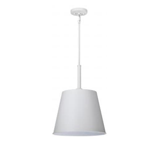 Nuvo Alexis Large Pendant Fixture w/o Bulb, 120V, Matte White