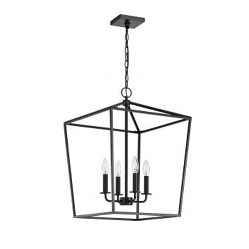 Nuvo Emma Small Pendant Fixture w/o Bulbs, 4-Light, 120V, Dark Bronze