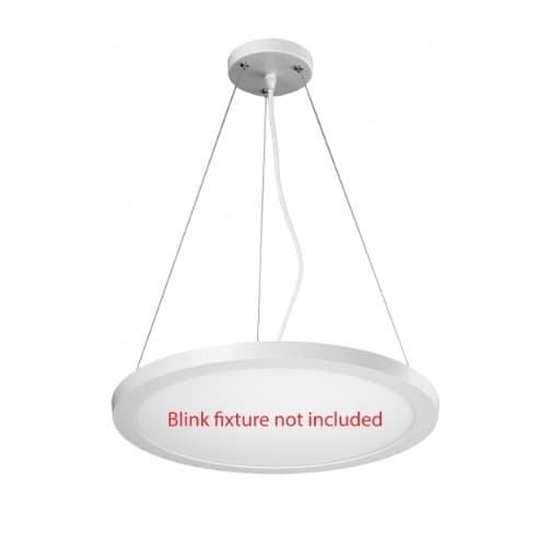 Nuvo 19in Blink Pendant Conversion Kit, White