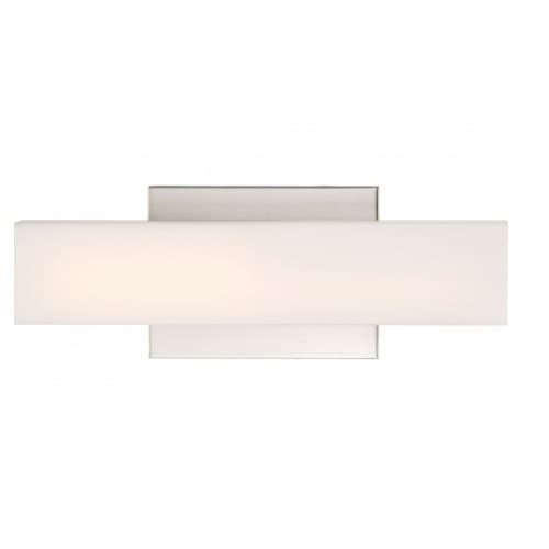 Nuvo 13W, Jess LED Small Vanity Light, Brushed Nickel Finish