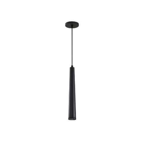 Nuvo 16-in 12W Melrose LED Pendant Light, 1020 lm, 120V, Matte Black