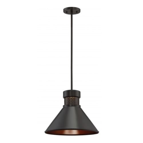 Nuvo 12W LED Large Pendant Light, Dark Bronze