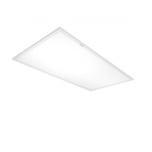 Nuvo 50W 2x4 Emergency LED Flat Panel, 0-10V Dimmable, 3800 lm, 4000K