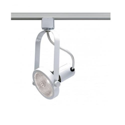 Nuvo 75W Track Light, PAR30, Gimbal Ring, 1-Light, White