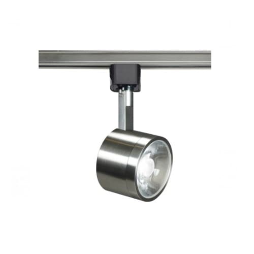 Nuvo 12W LED Round Track Head Light, 24 Degree Beam, Brushed Nickel Finish