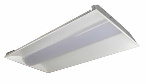 NaturaLED 2X4 76W LED Troffer, 6900 lumens, Dimmable, 4000K, DLC