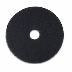 Boardwalk Black Standard 12 in. Round Stripping Floor Pads