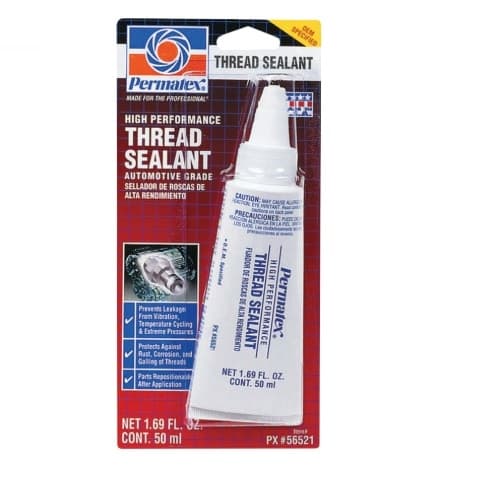 Permatex 50 mL Thread Sealant, High Performance, White