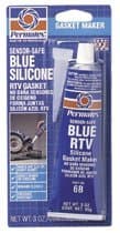 Permatex Clear RTV Silicone Adhesive Sealants, 3 oz Tube, Clear