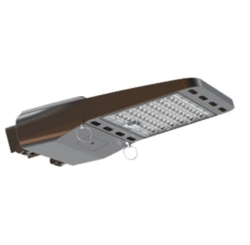 NovaLux 103W LED Stealth Shoebox Fixture, Dimmable, 5000K, Bronze