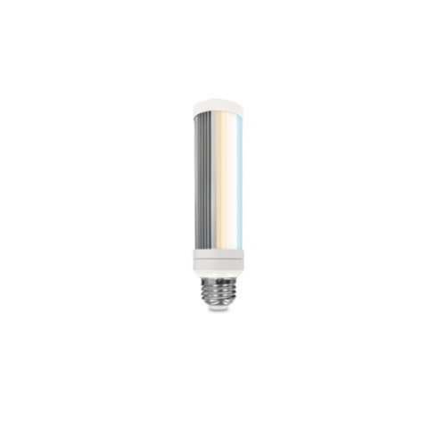 NovaLux 6W LED T10 Bulb, 13W CFL Retrofit, Direct Wire, E26, 550 lm-625 lm, Selectable CCT