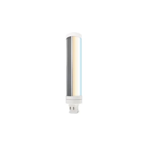 NovaLux 11W LED T10 Bulb, 24W CFL Retrofit, Direct Wire, G24q, 1400 lm-1500 lm, Selectable CCT