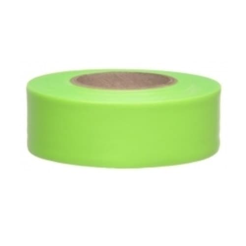 Presco 1-3/16-in X 300-ft Flagging Tape, Lime Glo