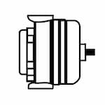 Qmark Heater Replacement Motor for AWH & EFF Model Heaters, 208V