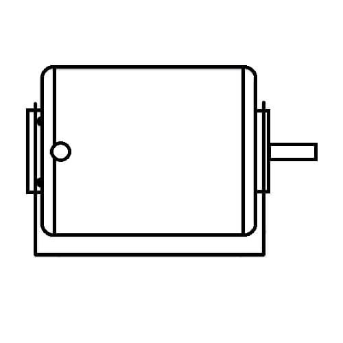 Qmark Heater Replacement Motor for MVB & BE Model Fans, 120V