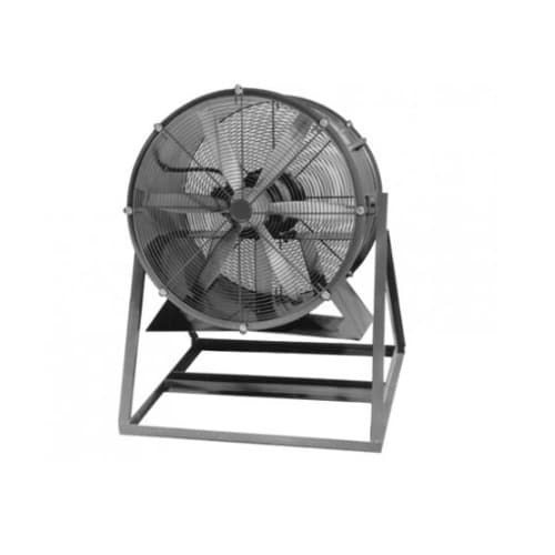 Qmark Heater 42in Direct-Drive Cooling Fan, Med. Stand, 2 HP, 3 Ph, 19500CFM