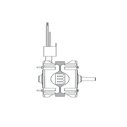 Qmark Heater Replacement Motor for B18, B20, I18, & I20 Model Fans