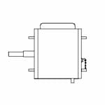 Qmark Heater Replacement Motor for MVB Model Fans